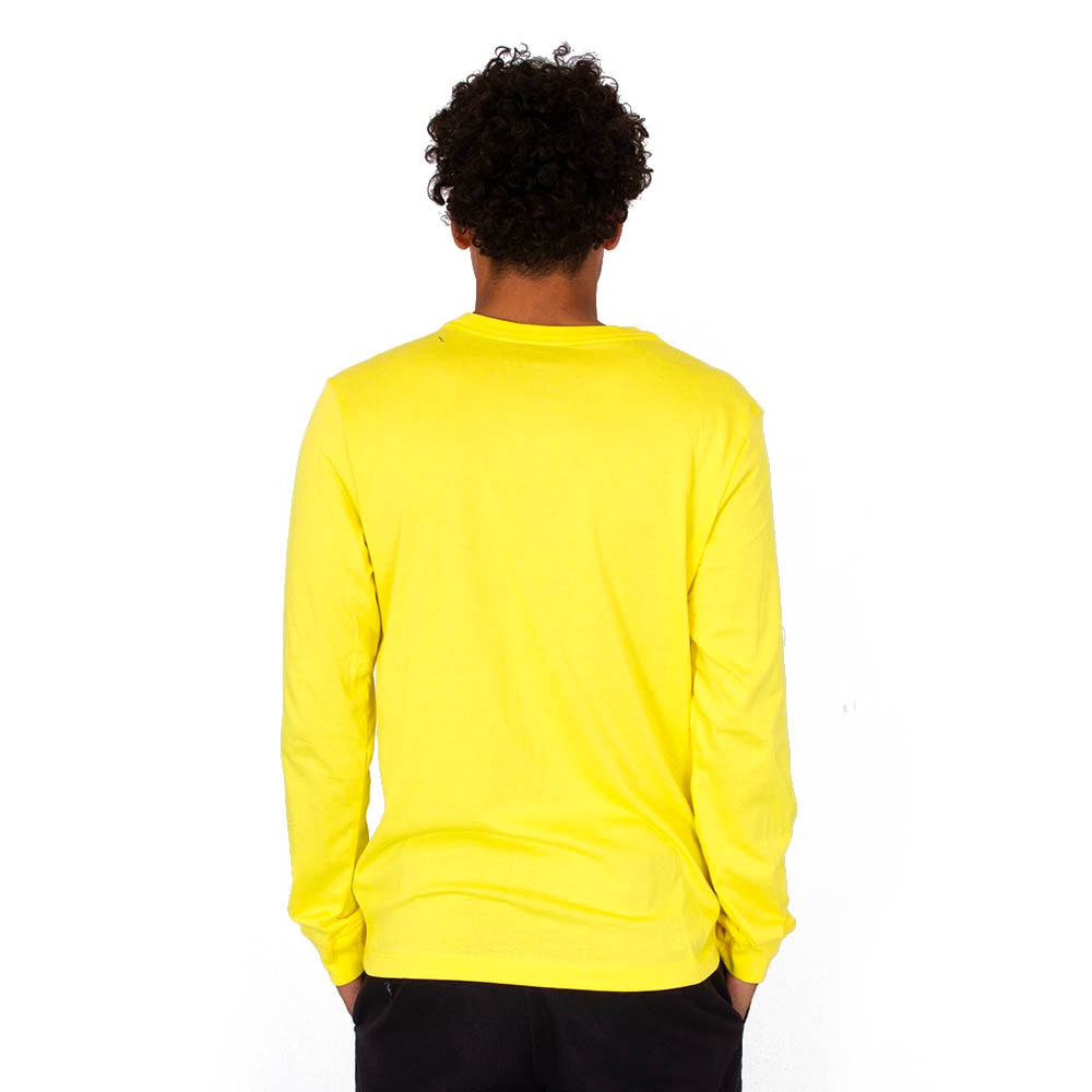 Classic Oregon O, Nike, Yellow, Crew Neck, Performance/Dri-FIT, Men, 160 gsm, Sideline, Long Sleeve, T-Shirt, 883765